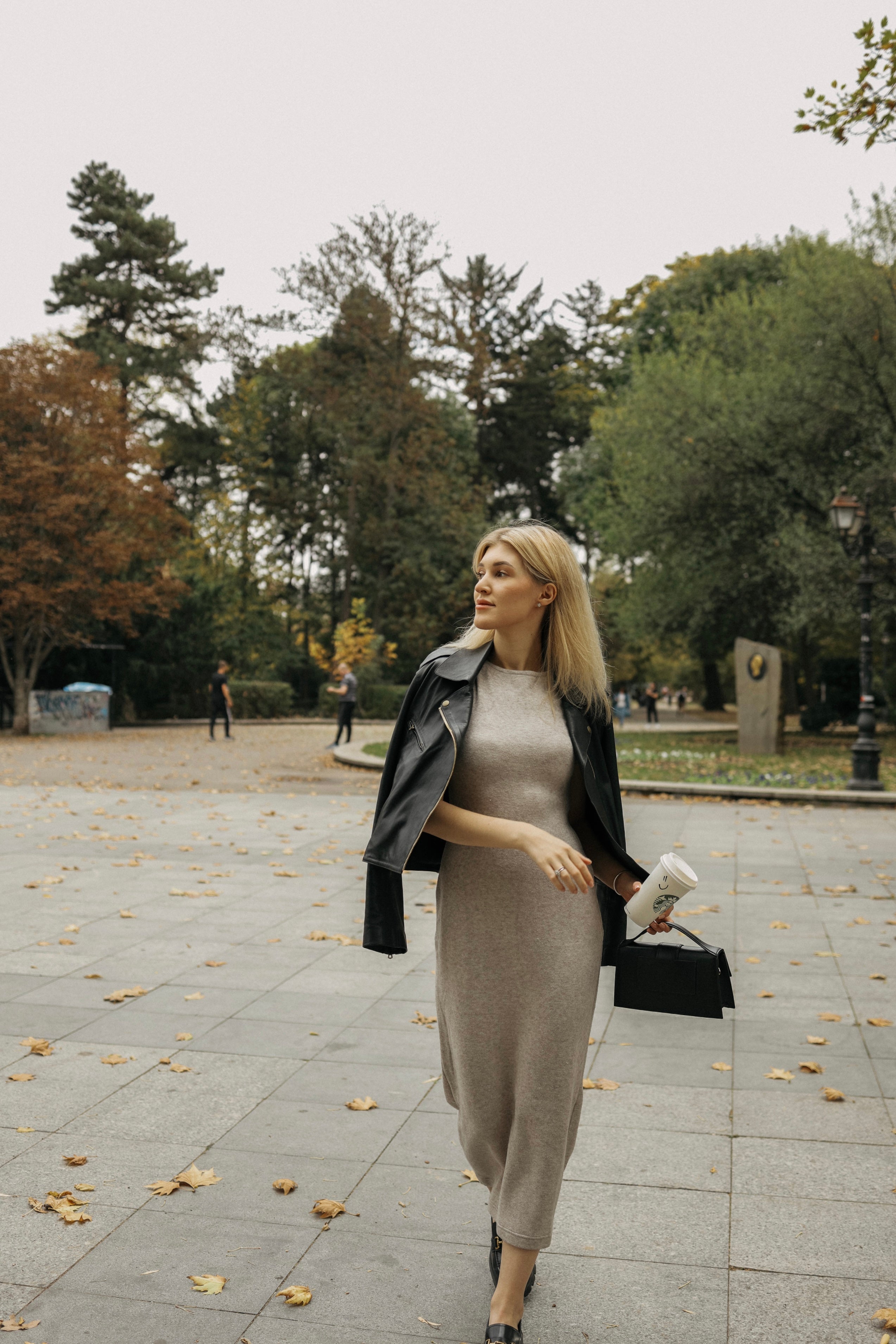 Como knit dress - beige