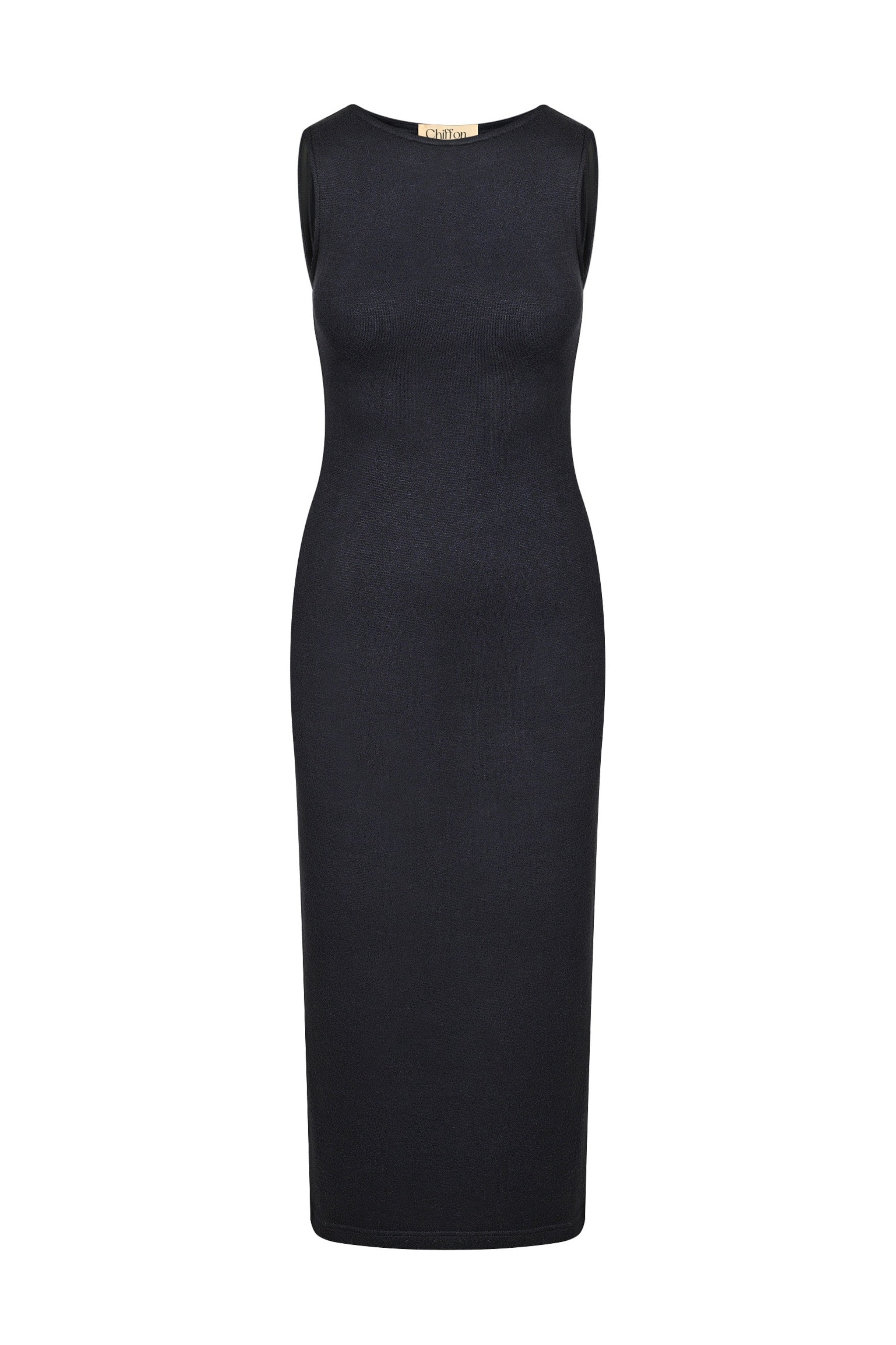 Como knit dress - deep blue